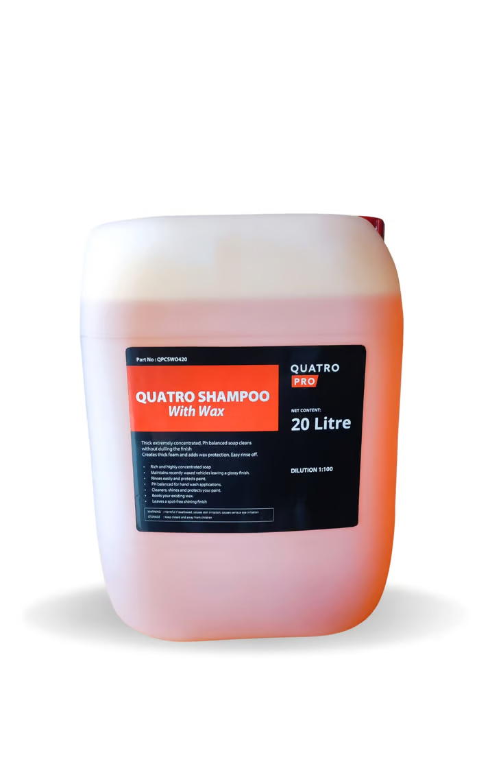 Quatro Pro Shampoo With Wax 20 Liter