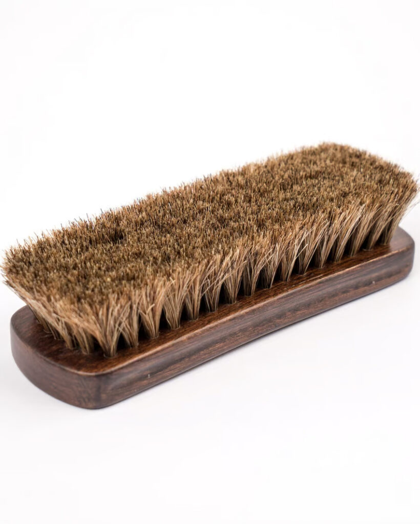 Horse Hair Leather Brush
